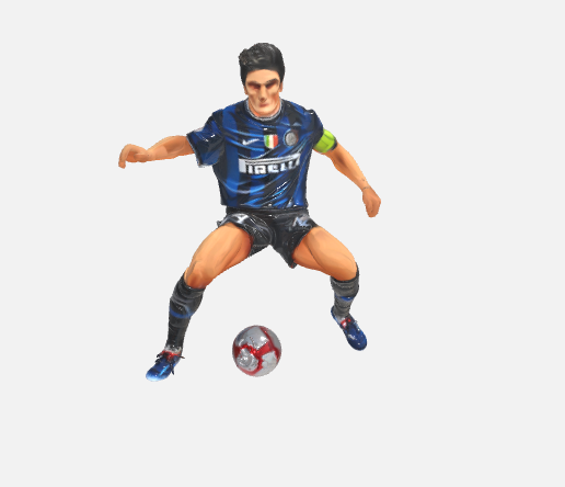 301★サッカー★javier zanetti★prostars★フィギュア Corinthian Prostars : Javier Zanetti