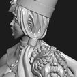 PriestessRender4.jpg Pinup Priestess Miniature (dnd, kingdom death, pathfinder, mini)