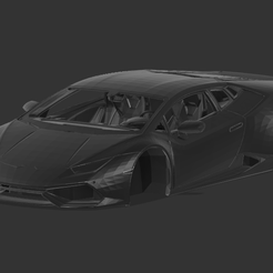 H1.png 2019 LP-610 4 Lamborghini Huracan LIFE SIZED 3D Model For 3D Printing