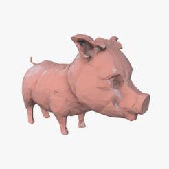 Pig-1.jpg Pig low poly
