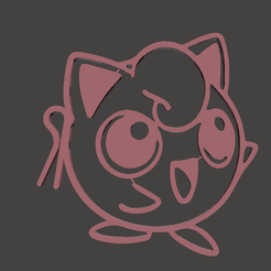 Jigglypuff.png Archivo STL Marcador de Vasos Jigglypuff Pokemon・Diseño para descargar y imprimir en 3D