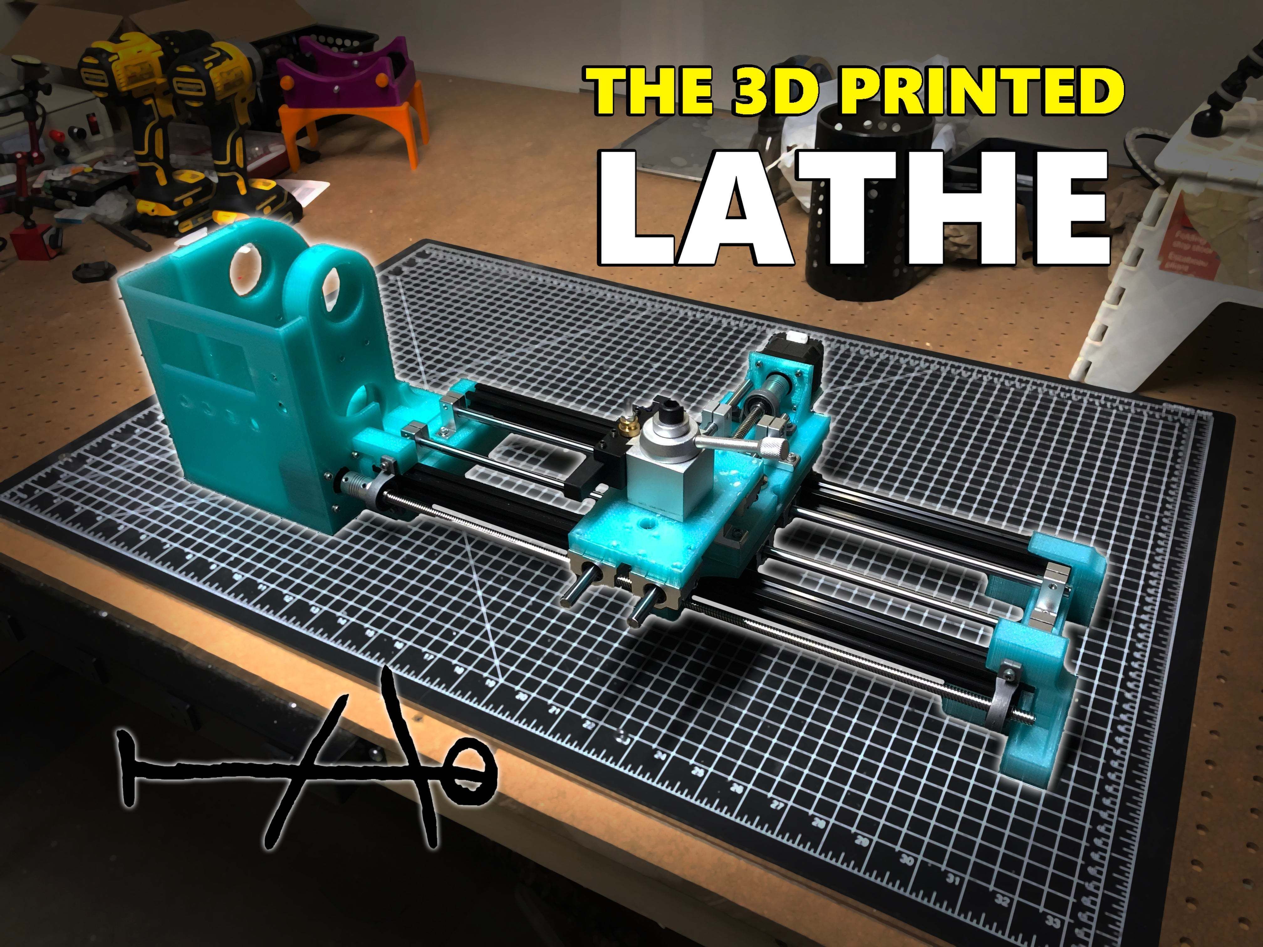 tumbnail.jpg Free STL file 3D Printed Lathe・3D printer model to download, TheContrappostoShop