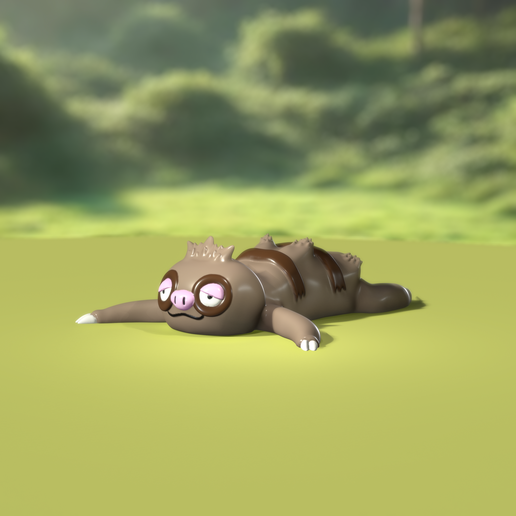 🐉 Slakoth Pokemon・Free STL File for 3D printing・Cults