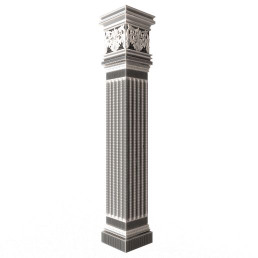 Wireframe-High-Column-Capital-01102-2.jpg Column Capital 01102