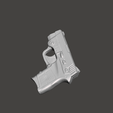 bd5.png Smith Wesson Bodyguard .380 with Insight Laser Real Size 3d Gun Mold