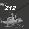 FOTO-BELL.png Archivo 3D HELICOPTERO BELL 212・Objeto imprimible en 3D para descargar