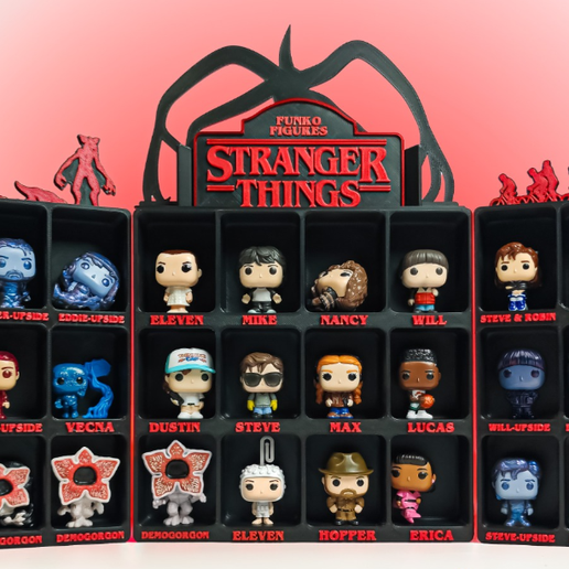 🎨 Stranger things - Kinder joy stand・ 3MF 3D baskı için dosya・Cults