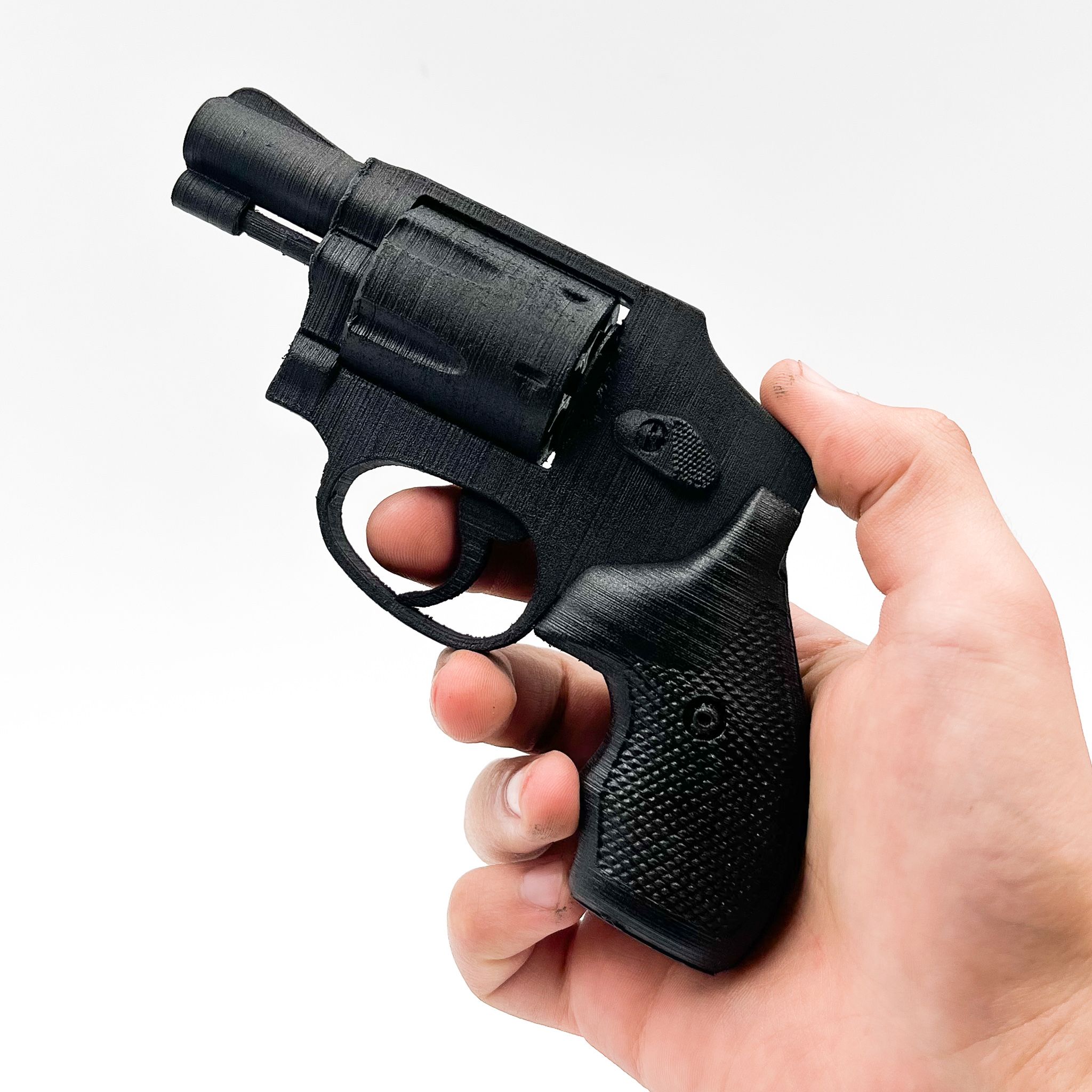 SW-442-3D-MODEL-3.jpg Файл STL Револьвер SW 442 Smith & Wesson Centennial Prop тренировочный поддельный учебный пистолет・3D модель для печати скачать, sliceables
