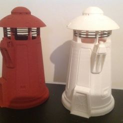 Desert sci-fi buildings