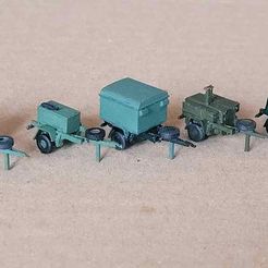 HL-10_Gruppenfoto2.jpg Free STL file HL-10 - modular trailer system, east german army (1-160)・3D printing model to download