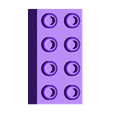 SB_2x4x1_v1_0.stl Montini building bricks Two Pip Set (Lego Compatible)