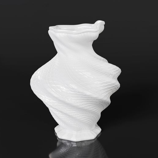 Voronoi art vase 3D model