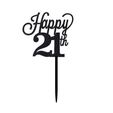 21.jpg Happy 21st Topper