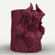 SimLab3849.png Aatrox Pot - League of Legends 3D Print Model - Gaming Desk Organizer & Planter STL