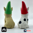 Pic-2024-03-10T134306.235.png Dog With Gnome Hat Figurine / Pencil Holder / 3MF Included
