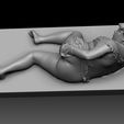 2.jpg Model Luna Virelle Laying on her side