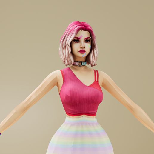 ♀️ Female character - The Sims・Free STL File for 3D printing・Cults