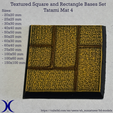 Square_bases_Tatami4_promo.png Ensemble de bases carrées et rectangulaires pour la table, texturées : Tatmi Mat 4