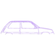 Renault_5 txe 1987.stl Wall Silhouette: All sets