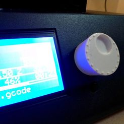 86cb47dcaf711c833ab8fd9c62e0c067_display_large.jpg Free STL file Ortur 4 - LCD knob・3D print design to download