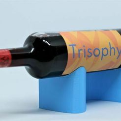 PAPER_BLUE_S.jpg Trisophy.com Paper wine holder