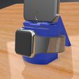 Untitled 60.jpg TRAVEL iPhone and Apple Watch DOCKING Station - With FOLDING LEG