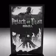 AttackonTitan.webp Attack on Titan HQ Lithophane