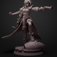 1.png Miss Fortune 3D Print Stl from Ruined King