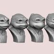 12.jpg TURTLES 1990  BUSTS FOR 3D PRINT