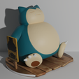 Snorlax2.png Snorlax pokemon 3D print model