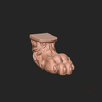 Znimok-iekrana-2025-03-24-143347.png Animal lion Paw Stool – 3D Printable STL Model