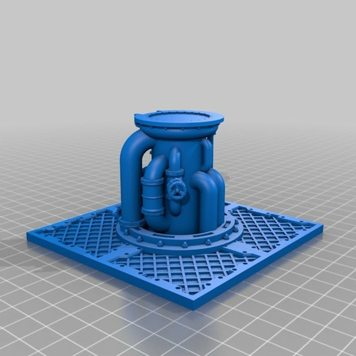 f7f1493c715554b6ec993c754bdd3be7.png Fallout - Centro de Comando do Overseer com Base 28mm/32mm