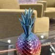 IMG_3714.jpeg Diamond Layered Pineapple Tropical Fruit Home Decor 3D Printed Rainbow Color Housewarming Gift