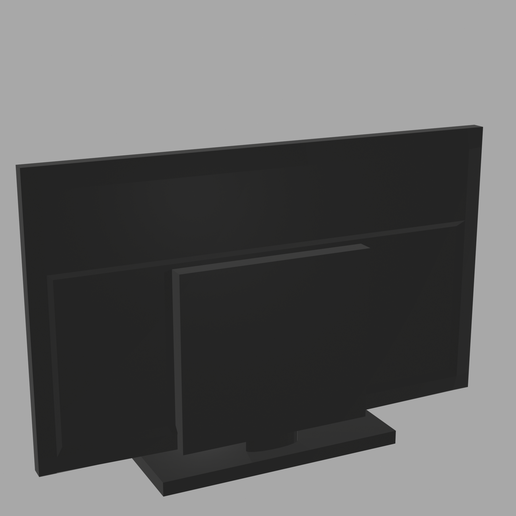 📺 Flat Screen TV・ STL File for 3D printing・Cults