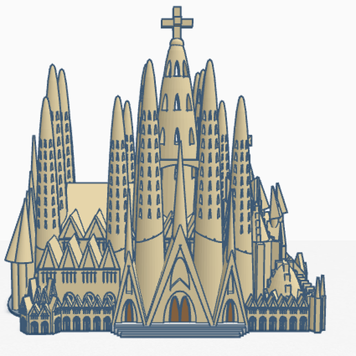 STL file Catedral- Sagrada Familia・3D printer model to download・Cults