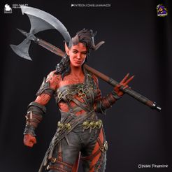 karlach_color-1.jpg Fichier 3D Karlach | Baldur's Gate 3 | 292mm・Plan pour imprimante 3D à télécharger