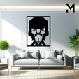 B2.png Wall silhouette - The Beatles Faces 2