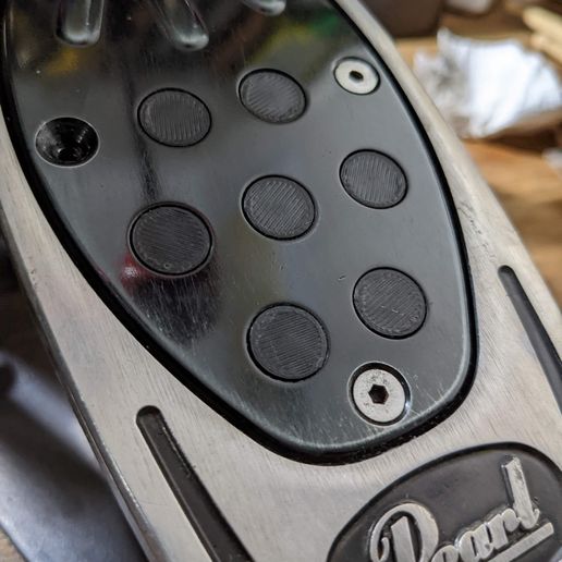 Pearl Traction Grip Dots for Eliminator Series Pedals 3D model