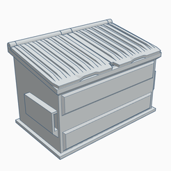 Screen-Shot-2021-02-11-at-8.40.43-PM.png STL file Small Trash bin 1/10 scale・3D printing model to download