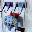 IMG_1798.jpg Nintendo 64 Controller Wall Mount - Multicolor or No Logo