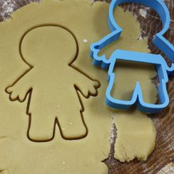 мумия.jpg STL file Mummy cookie cutter for professional・Template to download and 3D print