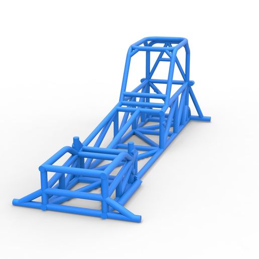 🖼️ Diecast Frame of Supermodified front engine race car V1 Scale 1 to ...