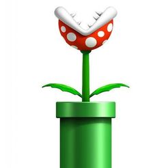 0b6ef61b10902af907f75c140d9f109e_preview_featured.jpg Archivo STL gratis Planta de Mario bros・Modelo para descargar y imprimir en 3D