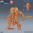 2557-Elephant-Folk-Barbarian-Swords-Large.png Elephant Folk Barbarian Set ‧ DnD Miniature ‧ Tabletop Miniatures ‧ Gaming Monster ‧ 3D Model ‧ RPG ‧ DnDminis ‧ STL FILE