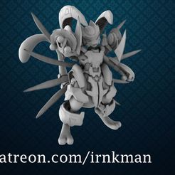 @patreon.com/irnkman Armored Mewtwo (Pokemon GO Variant/35mm Scale Series)