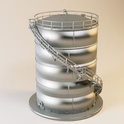 citerne 800m2.jpg Fichier STL Citerne 800M2 HO・Design pour imprimante 3D à télécharger