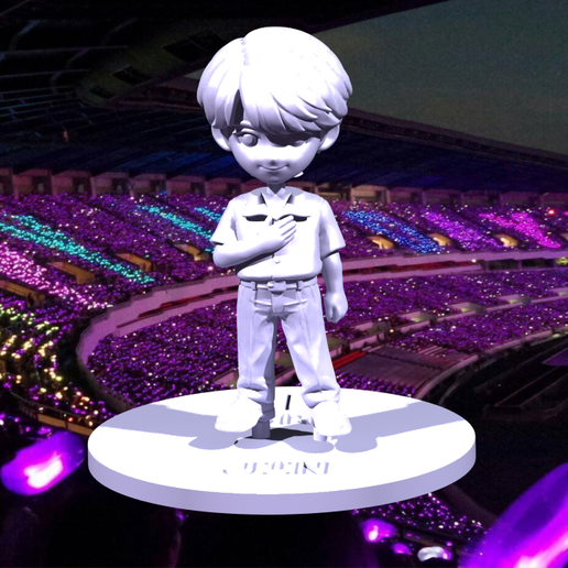 👾 BTS JIN Figure – 3D Print STL (Dynamite Inspired, Kim Seok-jin
