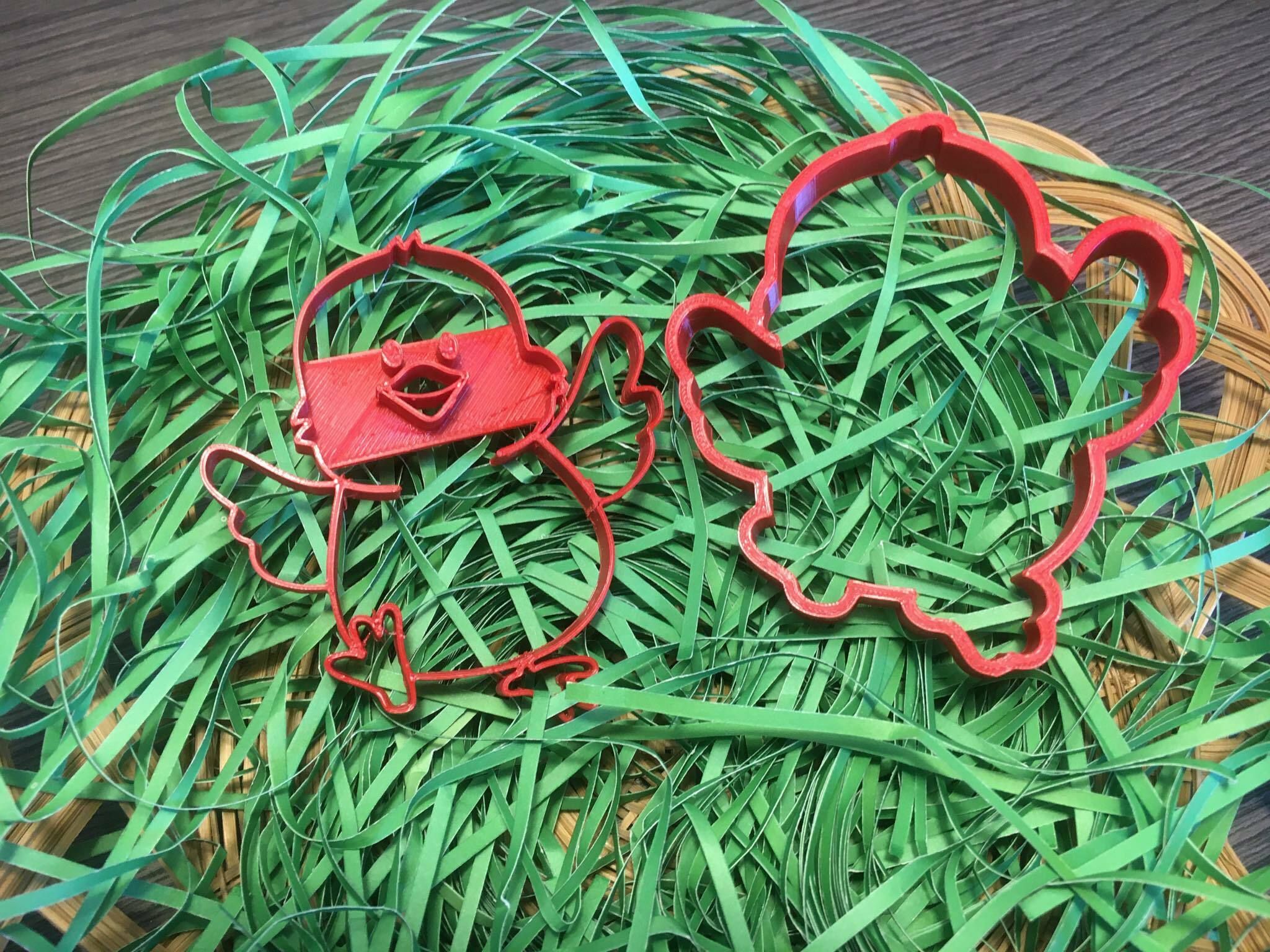 STL file Chicken cookie cutter・3D printable model to download・Cults