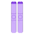 Ski x2.STL Fichier STL Ski + snowboard pour personnage Lego・Modèle à télécharger et à imprimer en 3D