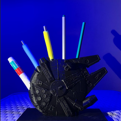 Nueva-creacion・Cults-Google-Chrome-31_5_2023-20_18_14.png Fichier STL porte-stylo faucon millénaire /// porte-stylo faucon millénaire・Modèle à imprimer en 3D à télécharger